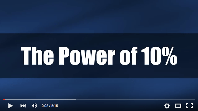 Power of 10% video