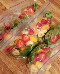 green smoothie baggies