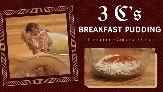 Cha-cha-cha-CHIA! All natural, no sugar added, omega-3 loaded Chia Breakfast&nbsp;Pudding!